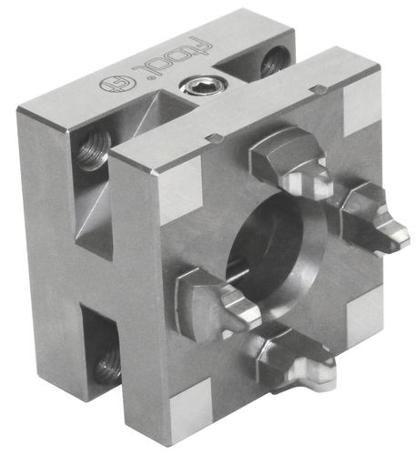 Mandrin de tournage à serrage manuel - FT 02110 - F-Tool - 4 mors / pour machine EDM