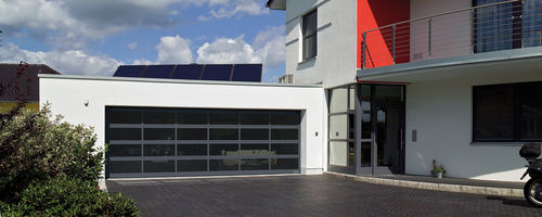 Porte coulissante verticale - ART 42  - Hörmann - sectionnelle / en aluminium / pour l'extérieur