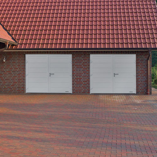 Porte multi-lames - DFT 42 - Hörmann - battante / en acier inoxydable / en aluminium