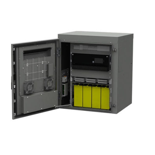 Armoire électrique benchtop - SITEFLEX® MPC - ENERSYS - en aluminium / pour équipement de télécommunications / industrielle