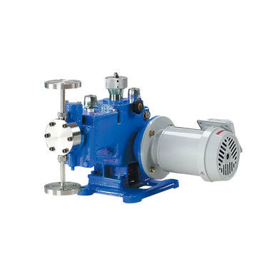 Pompe à membrane - AX-P - IWAKI - pour produits chimiques / avec moteur électrique / stationnaire