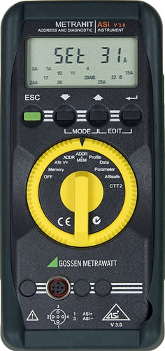 Testeur réseau - METRAHit ASi V3.0 - GOSSEN METRAWATT GmbH - de bus de terrain / de détecteur / pour diagnostic