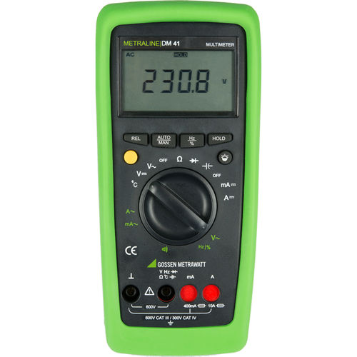 Multimètre numérique - Metraline DM 41 - GOSSEN METRAWATT GmbH - portable / 600 V / 10 A