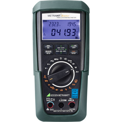 Multimètre numérique - METRAHIT ENERGY - GOSSEN METRAWATT GmbH - portable / 600 V / 16 A