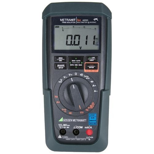 Multimètre numérique - METRAHIT ISO AERO - GOSSEN METRAWATT GmbH - avec afficheur à barres / portable / 1000 V