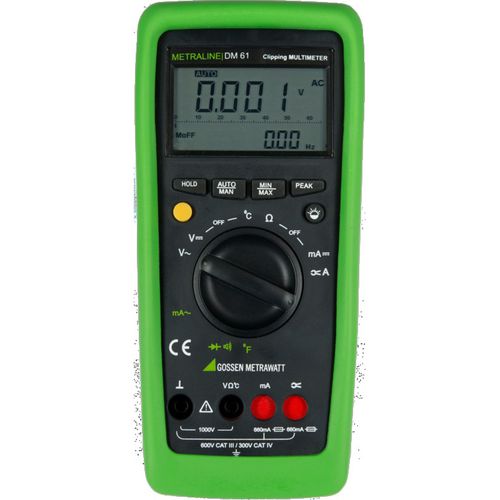 Pince multimètre numérique - Metraline DM 61 - GOSSEN METRAWATT GmbH - avec afficheur à barres / portable / 1000 V