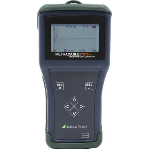Réflectomètre TDR - METRACABLE TDR PRO - GOSSEN METRAWATT GmbH - temporel / portable