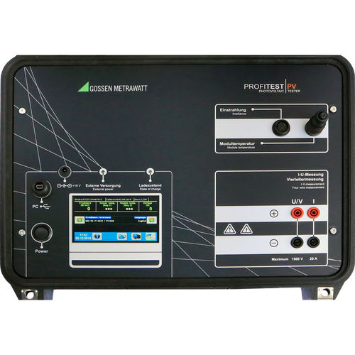 Testeur pour module photovoltaïque - Profitest PV 1500 - GOSSEN METRAWATT GmbH - de tension / courant de court circuit / benchtop