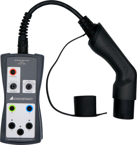 Adaptateur électrique de test - Metraline Pro-Typ EM I - GOSSEN METRAWATT GmbH - monophasé / triphasé
