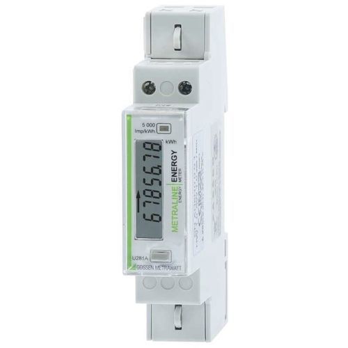 Compteur d'énergie électrique monophasé - U281A - GOSSEN METRAWATT GmbH - sur rail DIN / numérique / sortie à impulsion