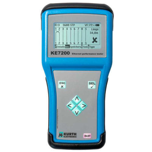 Testeur de réseau Ethernet - KE7200 - GOSSEN METRAWATT GmbH - de continuité / de performance / TDR