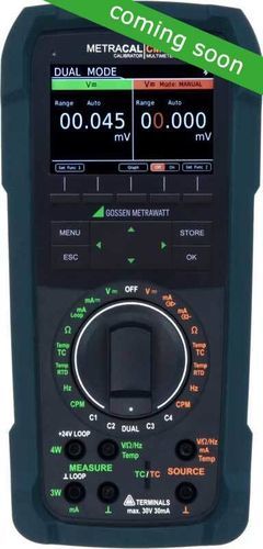 Calibrateur de process - METRACAL CM TECH - GOSSEN METRAWATT GmbH - de température / de tension / multifonction