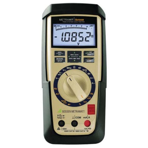 Multimètre numérique - METRAHIT OUTDOOR  - GOSSEN METRAWATT GmbH - avec afficheur à barres / portable / 1000 V