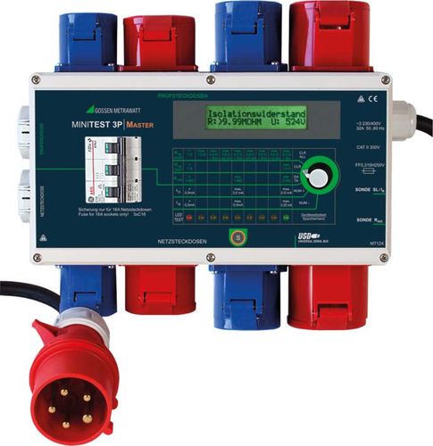 Testeur de sécurité électrique - MINITEST 3P MASTER - GOSSEN METRAWATT GmbH - PAT / pour appareils électriques / portable