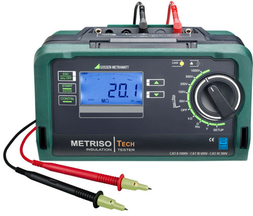 Testeur d'isolement - METRISO TECH - GOSSEN METRAWATT GmbH - de basse résistance / de tension / de câblage