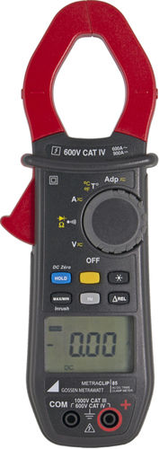 Pince multimètre numérique - METRAclip 85 - GOSSEN METRAWATT GmbH - portable / 1000 V / CAT IV