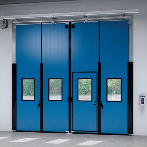 Porte pliante - FD2250P - ASSA ABLOY Entrance Systems - industrielle / pour l'extérieur / automatique