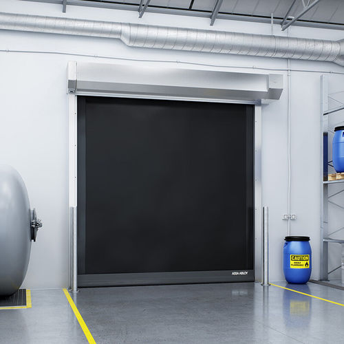 Porte à enroulement - HS-PX3 - ASSA ABLOY Entrance Systems - en métal / en acier inoxydable / en acier