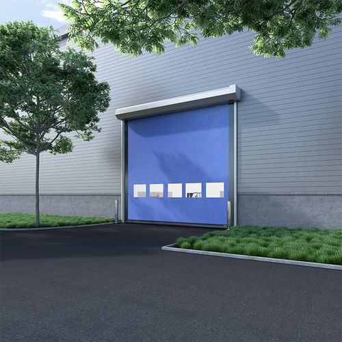 Porte à enroulement - HS80 series - ASSA ABLOY Entrance Systems - en acier galvanisé / classe 5 / pour l'intérieur