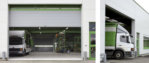Porte à enroulement - RR3000 XXL - ASSA ABLOY Entrance Systems - en métal / classe 3 / classe 4