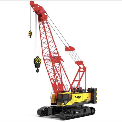Grue sur chenilles - SCC850A-5 - SANY - à flèche / treillis / pour chantier