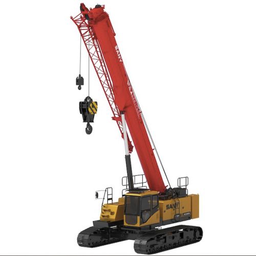 Grue sur chenilles - SCC250TB - SANY - à flèche / télescopique / pour chantier