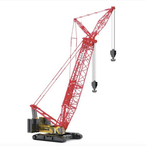 Grue sur chenilles - SCC3500A - SANY - à flèche / treillis / pour chantier