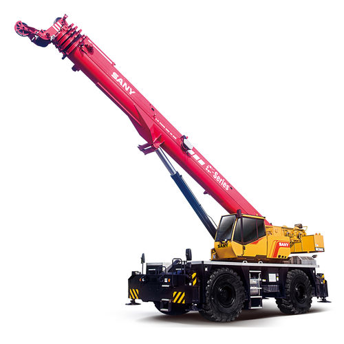 Grue mobile - SRC900C - SANY - télescopique / pour terrain difficile / de levage