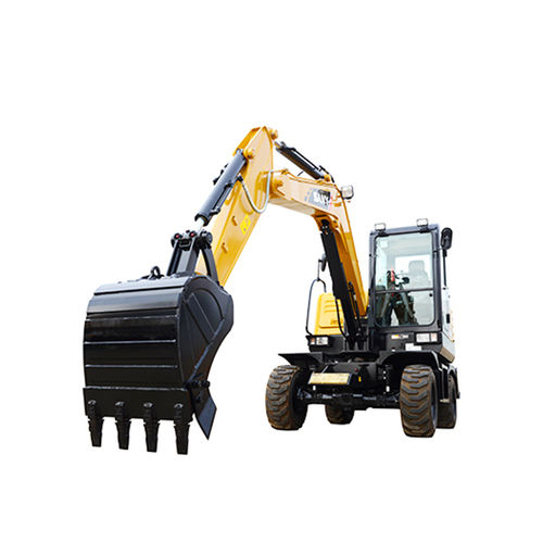Mini pelle - SY65W - SANY - à roues / diesel / pour chantier de construction
