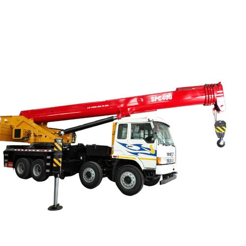 Grue montée sur camion - SPC400 - SANY - à flèche / télescopique / pour chantier