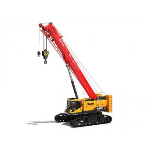 Grue sur chenilles - SCC800TB - SANY - à flèche / télescopique / pour chantier