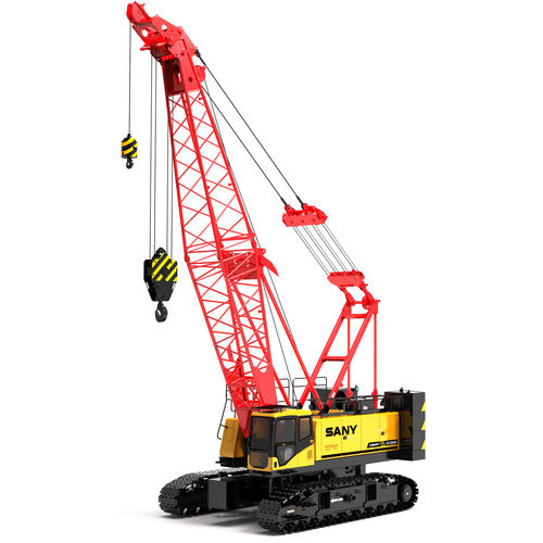 Grue sur chenilles - SCC800A - SANY - à flèche / treillis / pour chantier