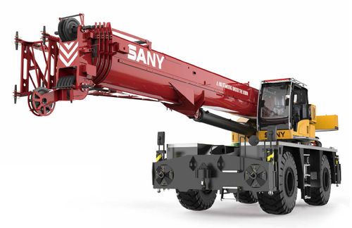 Grue mobile - SRC650T - SANY - télescopique / pour terrain difficile / de levage