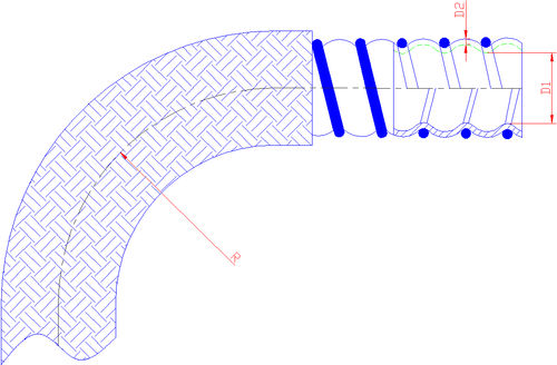 Tuyau flexible pour huile - Core Flow® B6 - XTRAFLEX NV - en PTFE / annelé / tressé en polypropylène