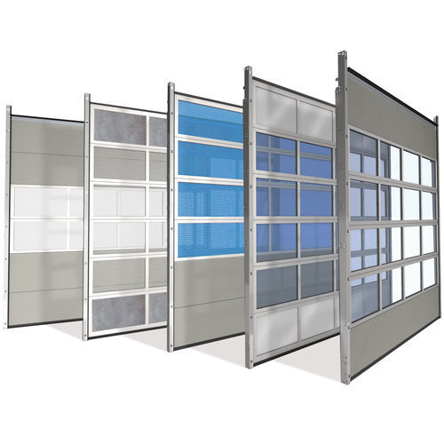 Porte sectionnelle - ALU 40 - Promstahl WorldWide - en plastique / vitrée / industrielle