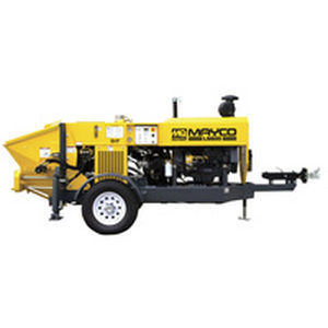 Pompe à béton montée sur remorque - LS300G - Multiquip, Inc. - pour chantier / à piston