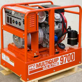 Groupe électrogène essence - GA97HEA - Multiquip, Inc. - monophasé / portable / 60 Hz