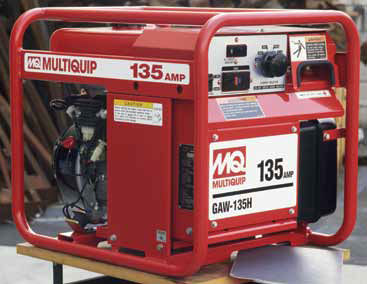 Poste à souder à l'arc - GAW135H - Multiquip, Inc. - avec groupe électrogène / portable