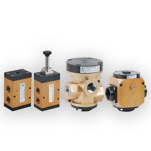Distributeur pneumatique à clapet - 700 series - PNEUMAX - actionné pneumatiquement / actionné par solénoïde / pilote