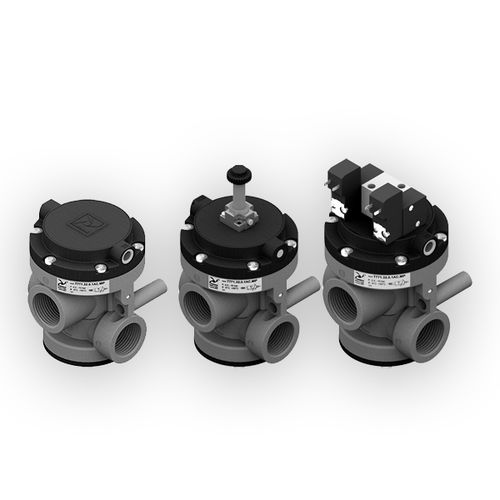 Distributeur pneumatique à clapet - T771 series - PNEUMAX - actionné par solénoïde / pilote / 3/2 voies