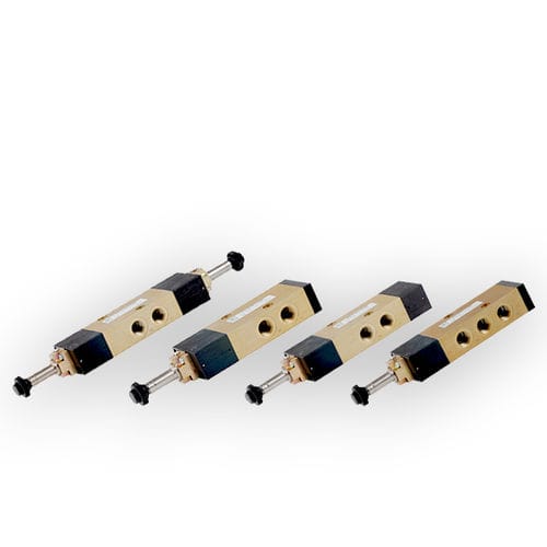 Distributeur pneumatique à tiroir - 514/N series - PNEUMAX - actionné par solénoïde / 3 voies / 5 voies