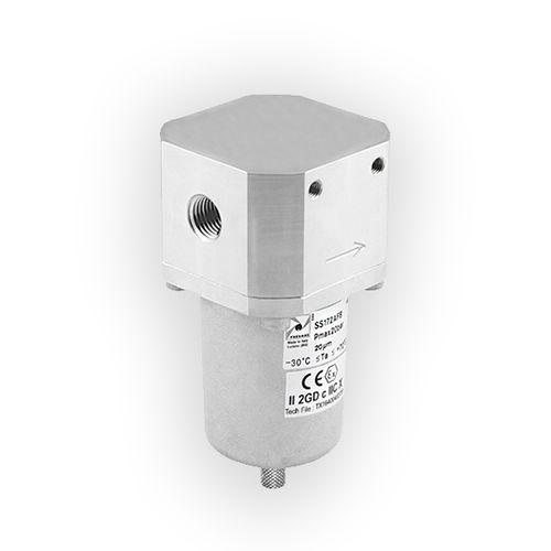Filtre pour air - SS172AFA - PNEUMAX - avec cartouche / en acier inoxydable / résistant à la corrosion