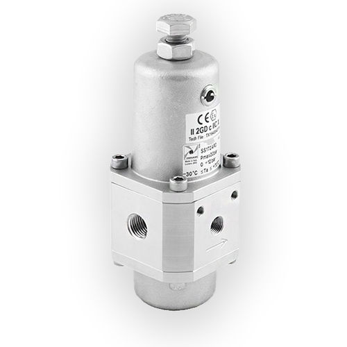 Régulateur de pression pour air - 1700 Steel Line series - PNEUMAX - à membrane / mono-étagé / en acier inoxydable