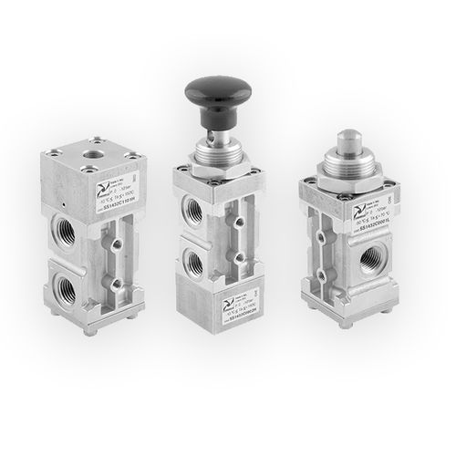 Électrovanne à commande directe - Steel line series - PNEUMAX - 5 voies / pour gaz / huile