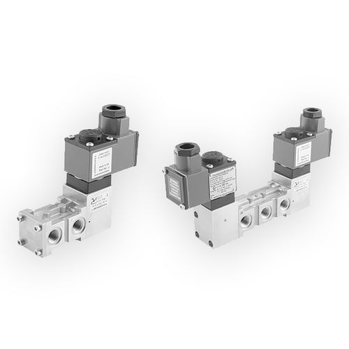 Électrovanne à commande directe - Steel line  - PNEUMAX - 5 voies / air / pour gaz naturel