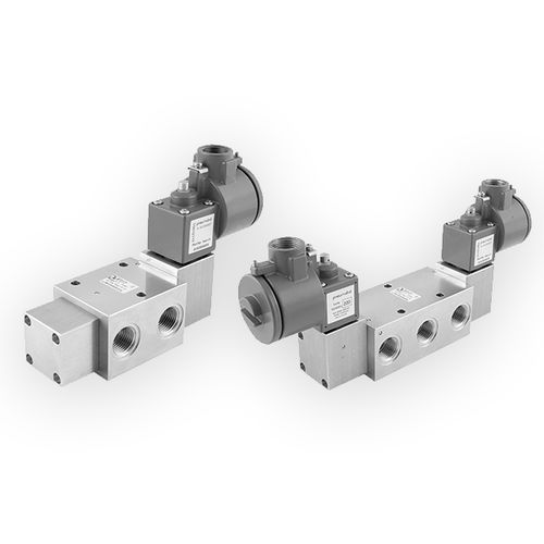 Électrovanne à commande directe - Steel line series - PNEUMAX - 5 voies / air / pour gaz naturel