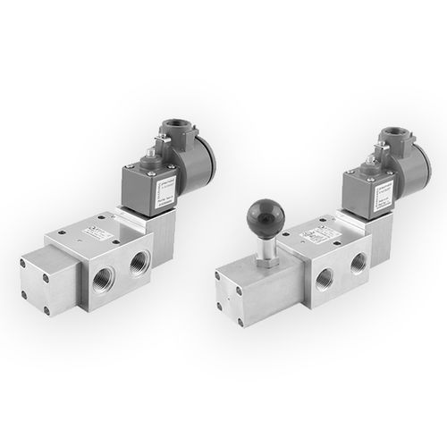 Électrovanne à commande directe - Steel line series - PNEUMAX - 5 voies / air / pour gaz naturel