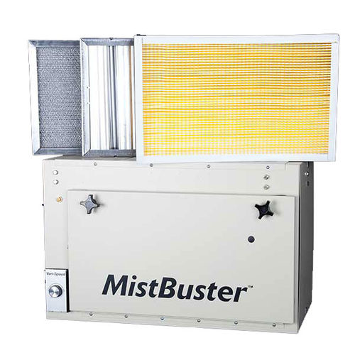 Collecteur de brouillard de fumée - MistBuster® 500 Media - Air Quality Engineering - à matériau filtrant / compact