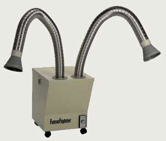 Aspirateur de fumée mobile - FumeFighter® - Air Quality Engineering - de brasage / à cartouche / avec filtre HEPA