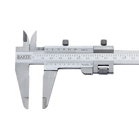 Pied à coulisse à vernier - VCF series  - Baker Gauges India Private Limited - en inox